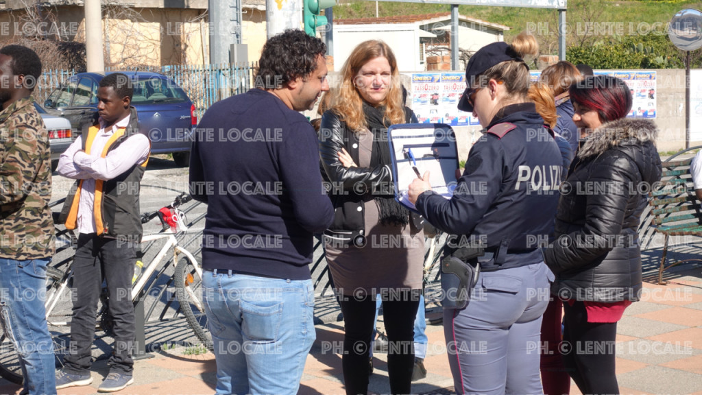 Riace Immigrati in protesta