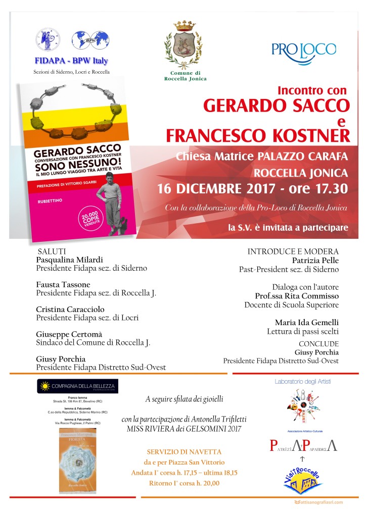 locandina A3 incontro con gerardo sacco fidapa siderno