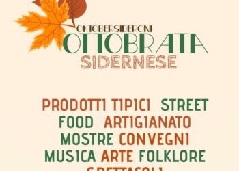 Previsto maltempo, l’Ottobrata Sidernese slitta al 31 ottobre e I novembre
