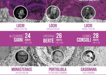 Locri, al via oggi da Epizefiri Luce sui Parchi. Alessandro Siani a battesimo la kermesse