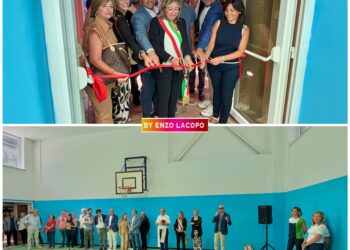 SIDERNO – Inaugurazione palestra Plesso scolastico “G. Pascoli” (Immagini e Video)