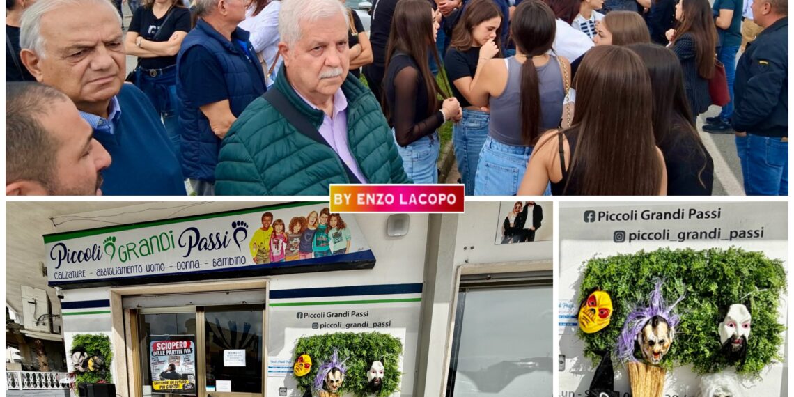 I cittadini di CAULONIA solidali con gli AUTOTRASPORTATORI (Immagini e Video)